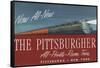 The Pittsburgher', Advertisement for the Pennsylvania Railroad Company, C.1948-null-Framed Stretched Canvas