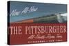 The Pittsburgher', Advertisement for the Pennsylvania Railroad Company, C.1948-null-Stretched Canvas