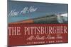 The Pittsburgher', Advertisement for the Pennsylvania Railroad Company, C.1948-null-Mounted Premium Giclee Print