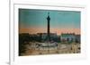 The Place de la Bastille and the July Column, Paris, c1920-Unknown-Framed Giclee Print