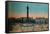 The Place de la Bastille and the July Column, Paris, c1920-Unknown-Framed Stretched Canvas