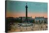 The Place de la Bastille and the July Column, Paris, c1920-Unknown-Stretched Canvas