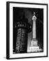 The Place de La Bastille Shimmering with Light During the Night-Ralph Morse-Framed Photographic Print