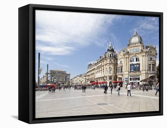 The Place De La Comedie, Montpellier, Languedoc-Roussillon, France, Europe-David Clapp-Framed Stretched Canvas