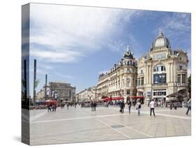 The Place De La Comedie, Montpellier, Languedoc-Roussillon, France, Europe-David Clapp-Stretched Canvas