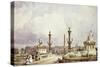 The Place de La Concorde, circa 1837-William Wyld-Stretched Canvas