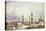 The Place de La Concorde, circa 1837-William Wyld-Stretched Canvas