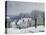The Place Du Chenil at Marly-Le-Roi, Snow, 1876-Alfred Sisley-Stretched Canvas