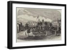 The Place of Arms at Havannah, Cuba-null-Framed Giclee Print