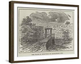 The Place of Execution in Kilmainham Jail-null-Framed Giclee Print