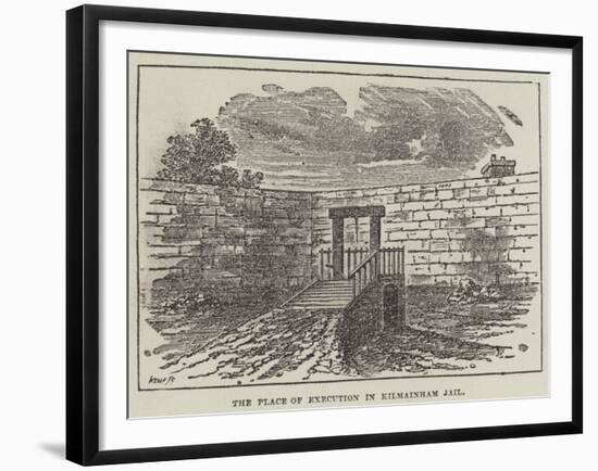 The Place of Execution in Kilmainham Jail-null-Framed Giclee Print