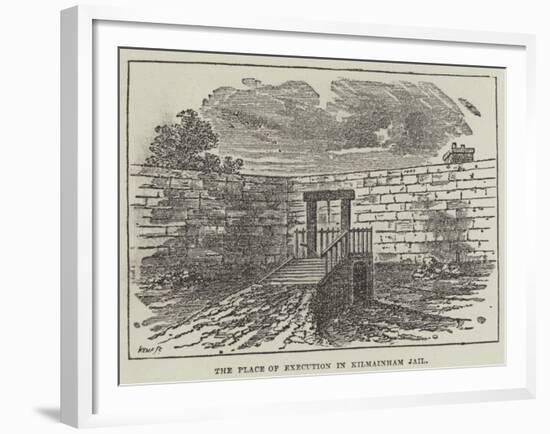 The Place of Execution in Kilmainham Jail-null-Framed Giclee Print