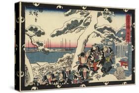 The Place of Offering Incense, 1843-1847-Utagawa Hiroshige-Stretched Canvas