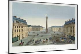 The Place Vendome, C.1815-20-Henri Courvoisier-Voisin-Mounted Giclee Print