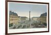 The Place Vendome, C.1815-20-Henri Courvoisier-Voisin-Framed Giclee Print