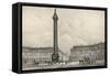 The Place Vendome Column, 1915-Jean Jacottet-Framed Stretched Canvas