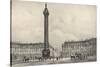 The Place Vendome Column, 1915-Jean Jacottet-Stretched Canvas