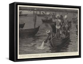 The Plague at Bombay-William Hatherell-Framed Stretched Canvas