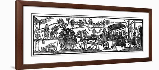 The Plague: Flight to the Country, 1630-null-Framed Giclee Print