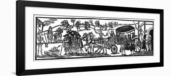 The Plague: Flight to the Country, 1630-null-Framed Giclee Print