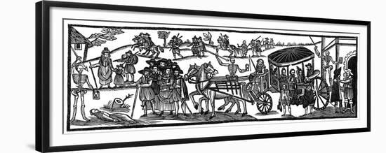 The Plague: Flight to the Country, 1630-null-Framed Premium Giclee Print