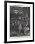 The Plague in Bombay, a Funeral at Night-Richard Caton Woodville II-Framed Giclee Print