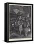 The Plague in Bombay, a Funeral at Night-Richard Caton Woodville II-Framed Stretched Canvas