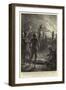 The Plague in Bombay, Burning the Bodies of Victims-William T. Maud-Framed Giclee Print