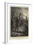 The Plague in Bombay, Burning the Bodies of Victims-William T. Maud-Framed Giclee Print