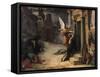 The Plague in Rome, 1869-Jules Elie Delaunay-Framed Stretched Canvas