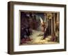 The Plague in Rome Allegorical Representation of the Flower Breaking through the Doors. Painting By-Jules Elie Delaunay-Framed Giclee Print