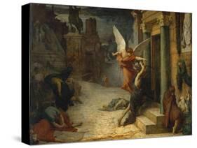 The Plague in Rome-Jules Elie Delaunay-Stretched Canvas