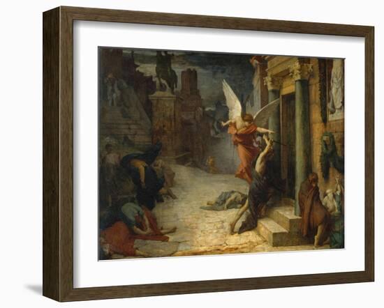 The Plague in Rome-Jules Elie Delaunay-Framed Giclee Print