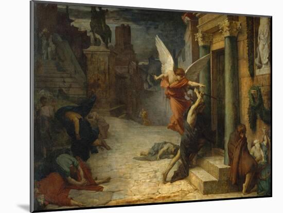 The Plague in Rome-Jules Elie Delaunay-Mounted Giclee Print