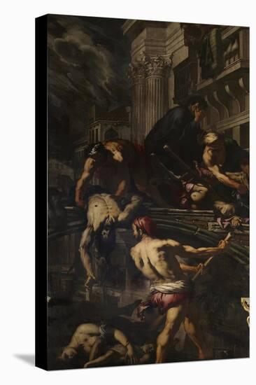 The Plague in Venice-Antonio Zanchi-Stretched Canvas