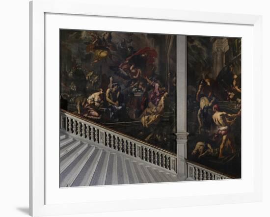 The Plague in Venice-Antonio Zanchi-Framed Giclee Print