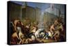 The Plague of 1630-Luigi Vanvitelli-Stretched Canvas