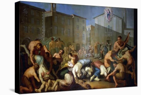 The Plague of 1630-Luigi Vanvitelli-Stretched Canvas