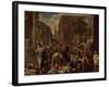 The Plague of Ashdod, or the Philistines Struck by the Plague, 1630-31-Nicolas Poussin-Framed Giclee Print