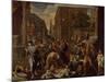 The Plague of Ashdod, or the Philistines Struck by the Plague, 1630-31-Nicolas Poussin-Mounted Giclee Print
