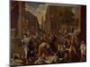 The Plague of Ashdod, or the Philistines Struck by the Plague, 1630-31-Nicolas Poussin-Mounted Giclee Print