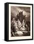 The Plague of Jerusalem-Gustave Dore-Framed Stretched Canvas