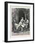 The Plague of the Village, Man, Woman, Child, Outdoors, 1876-null-Framed Giclee Print