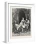 The Plague of the Village, Man, Woman, Child, Outdoors, 1876-null-Framed Giclee Print