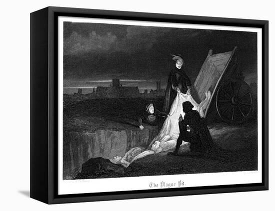 The Plague Pit, 1855-John Franklin-Framed Stretched Canvas