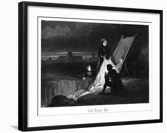 The Plague Pit, 1855-John Franklin-Framed Giclee Print