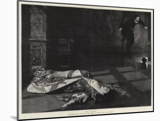 The Plague-John Collier-Mounted Giclee Print