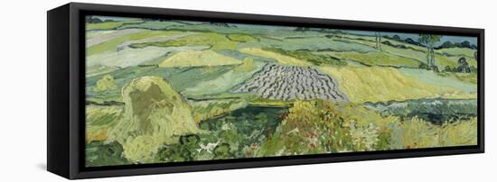 The Plain at Auvers, 1890-Vincent van Gogh-Framed Stretched Canvas