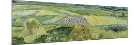 The Plain at Auvers, 1890-Vincent van Gogh-Mounted Giclee Print