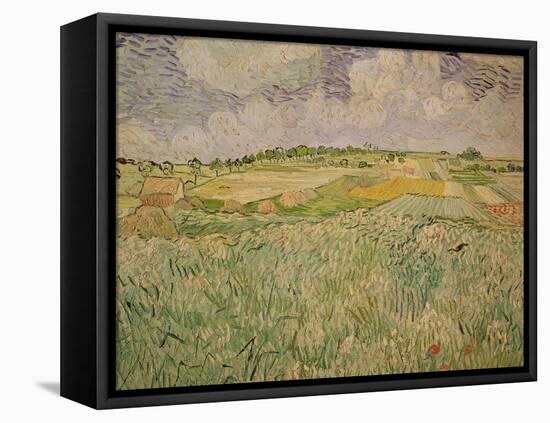 The Plain at Auvers, c.1890-Vincent van Gogh-Framed Stretched Canvas